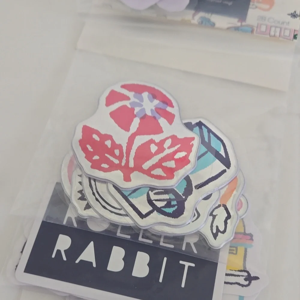 Roller Rabbit Colorful Sticker Set NEW - Picture 5 of 6